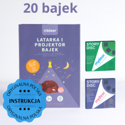 SET Children's projector 20 fairy tales with Polish instructions
