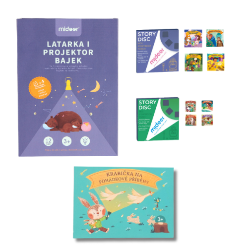 SET Children's projector 20 fairy tales with Polish instructions + box