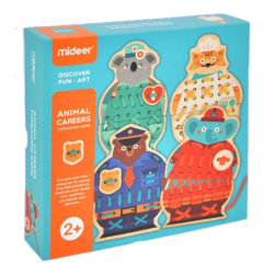 Gra edukacyjna - wiązanie sznurowadeł - zwierzęta i ich zawody