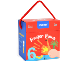 Children's finger paint set - 6 colours