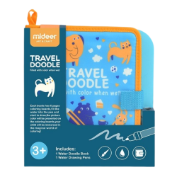 Travel diary - water painting - blue