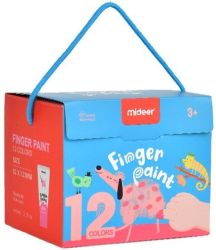 Children's finger paint set - 12 colours