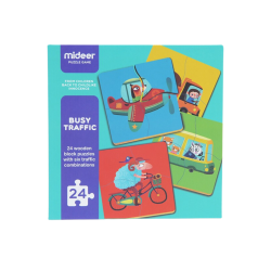 Dopravní prostředky puzzle 24 dílků