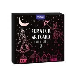 Scratch off pictures - Girls 6 pcs