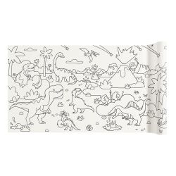 Amazing dinosaurs colouring page in roll self-adhesive 4 meters